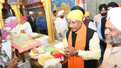 CG CM Vishnu Deo Sai: Chief Minister Vishnu Deo Sai participated in the birth anniversary celebrations of the tenth Guru of Sikhs, Guru Gobind Singh Ji.