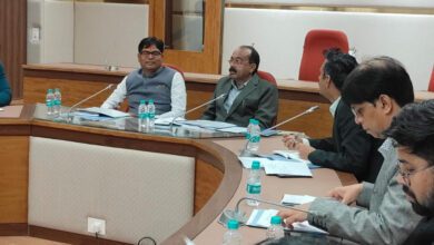 Departmental budget: Deputy Chief Minister Arun Sao and Finance Minister OP Chaudhary reviewed the departmental budget.