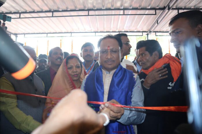 CM Camp Office: Chief Minister Vishnu Dev Sai inaugurated the Chief Minister Camp Office of Home Village Bagiya.
